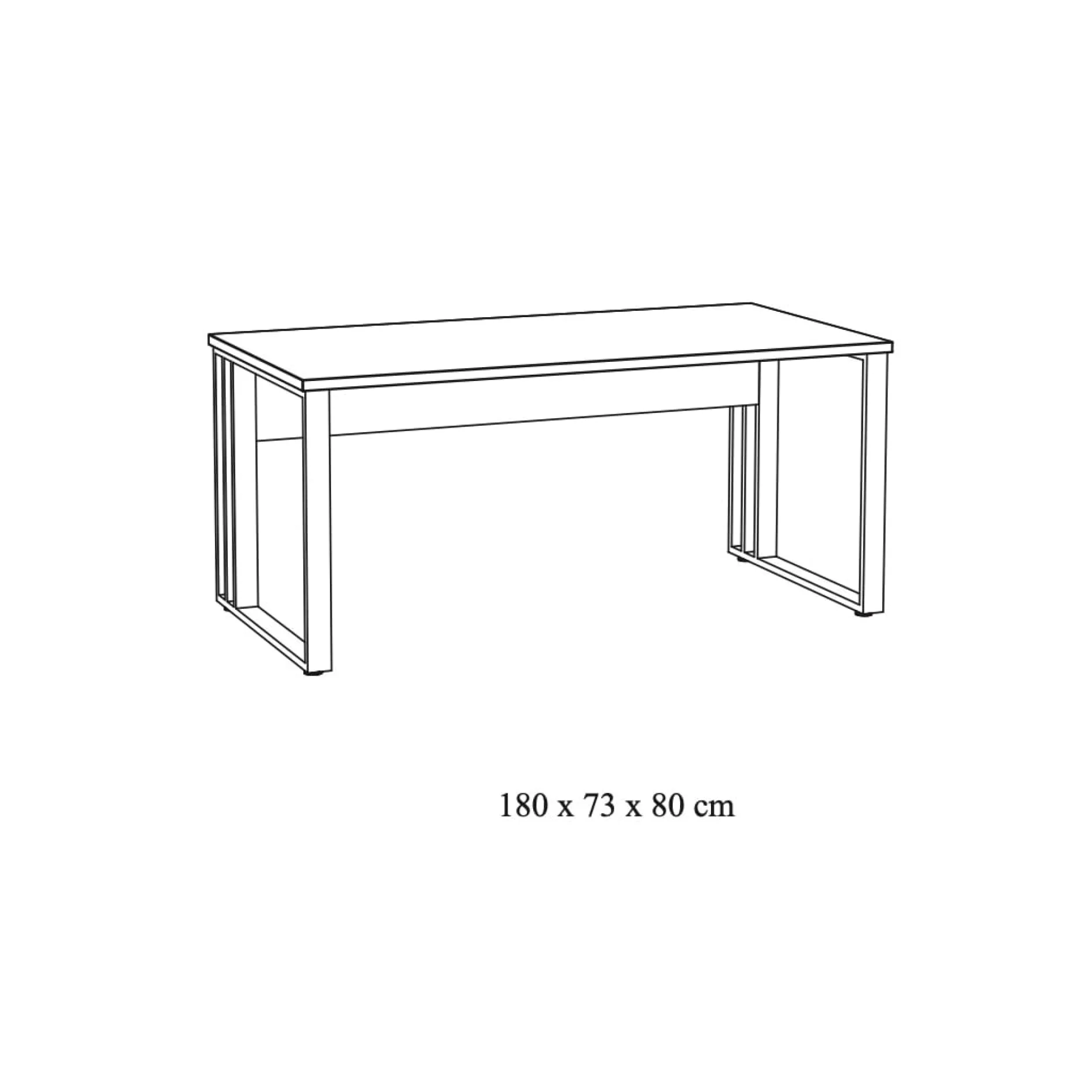 Bureau 180cm^Huisenthuis Hot