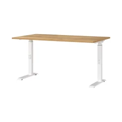 Bureau Galileo Eiken Wit 140 cm^Huisenthuis
