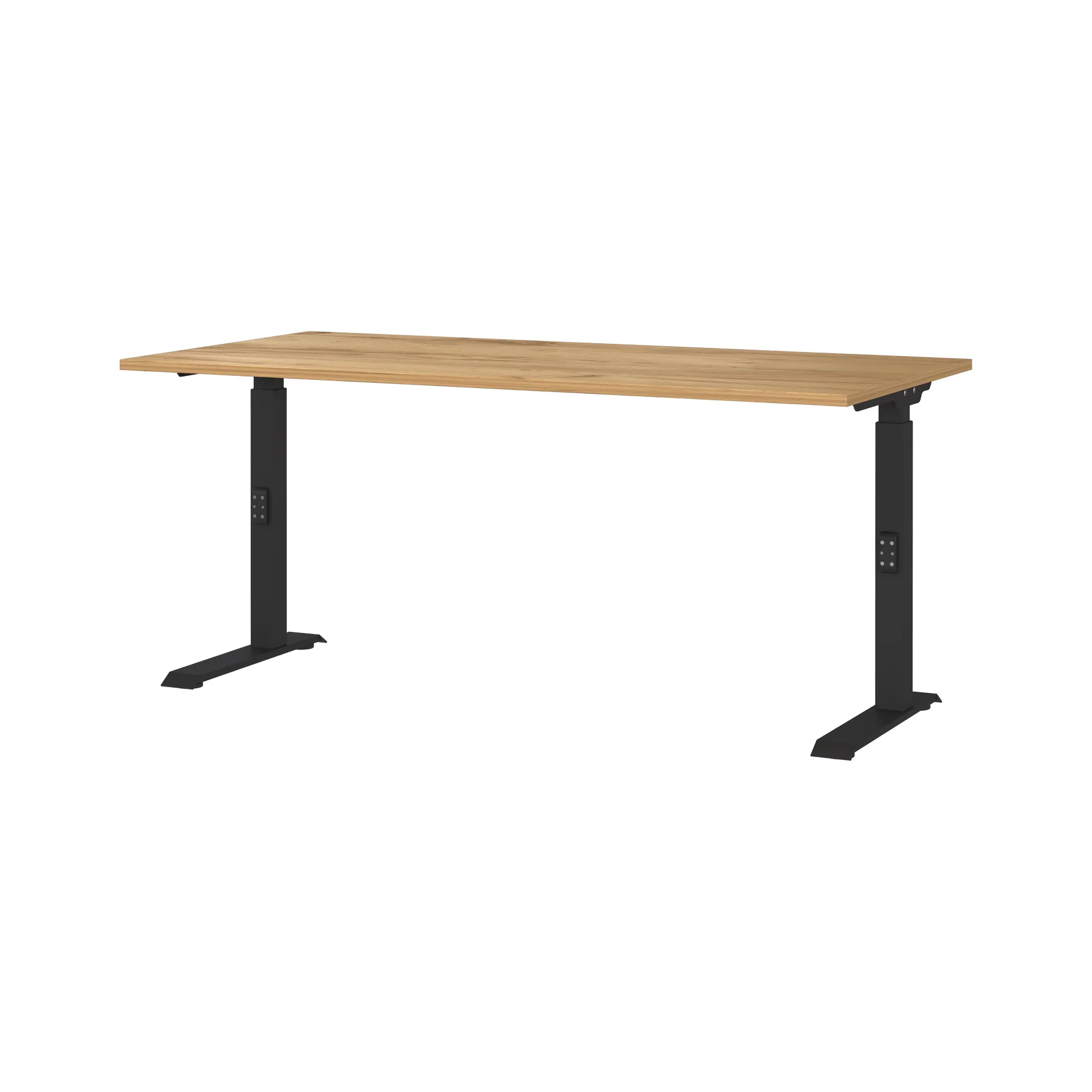 Bureau Galileo Eiken Zwart 160 cm^Huisenthuis Online