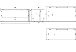 Bureau Galileo 180 cm^Huisenthuis New