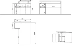 Bureau Orlando Eiken 120 cm^Huisenthuis Best