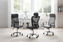 Bureaustoel Carlos Grijs^Huisenthuis New