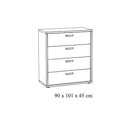 Commode Livia Eiken^Huisenthuis