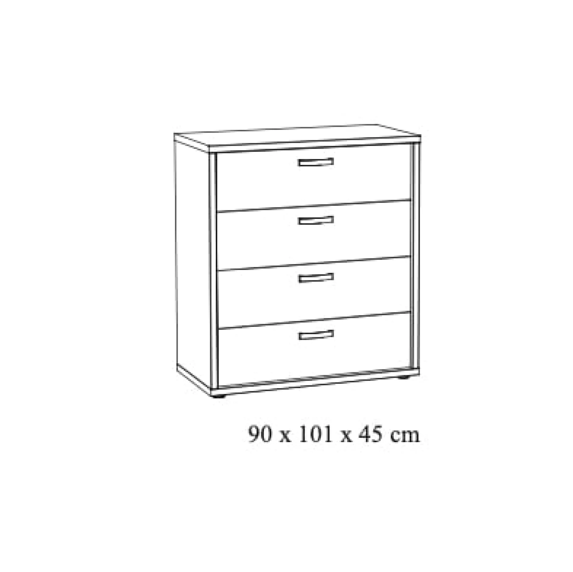 Commode Livia Eiken^Huisenthuis