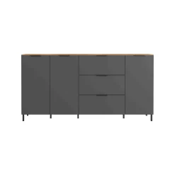 Dressoir Amalfi Grafiet-Eiken L^Huisenthuis Online