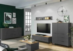 Dressoir Amalfi Grafiet-Eiken L^Huisenthuis Online