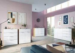Dressoir Sirmione Wit-Eiken Small^Huisenthuis Outlet