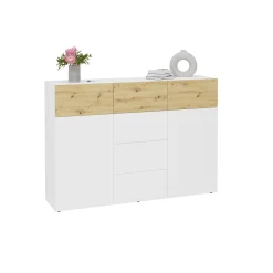 Dressoir Zeger Wit Artisan Eiken 163 CM^Huisenthuis Sale