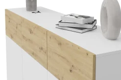 Dressoir Zeger Wit Artisan Eiken 163 CM^Huisenthuis Sale