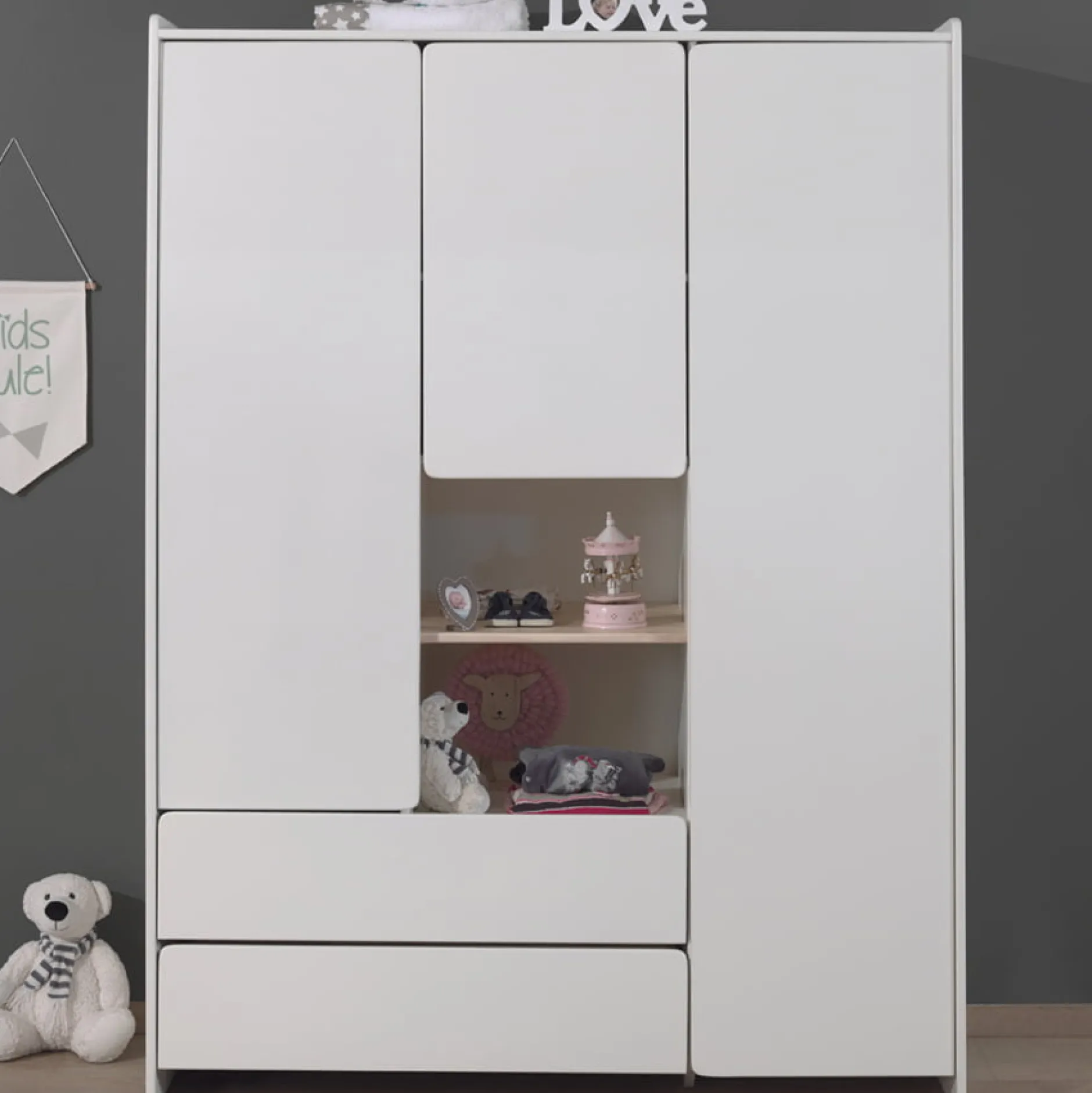 Driedeurskast Jill-W^Huisenthuis