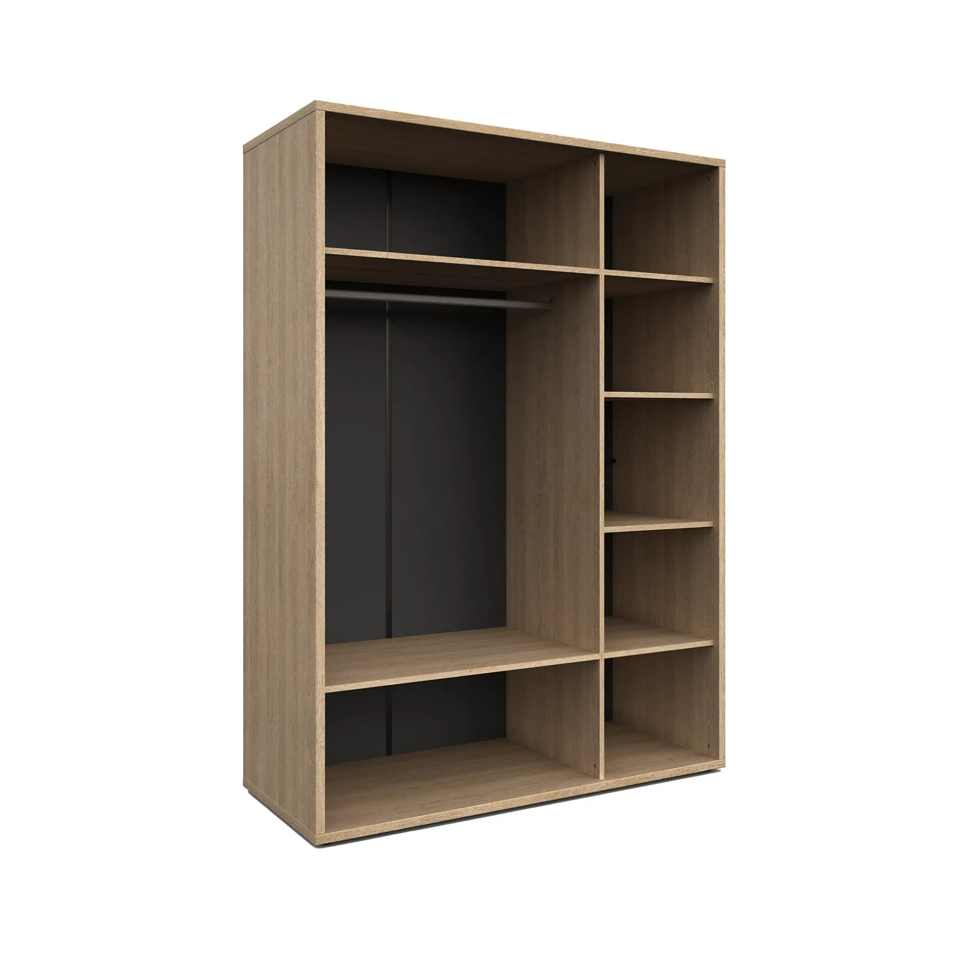 Driedeurskast Yumi Eiken^Huisenthuis Hot