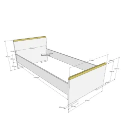 Eenpersoonsbed Dex^Huisenthuis Hot