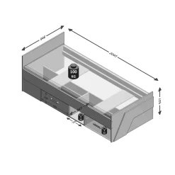 Eenpersoonsbed Lando Zandeiken^Huisenthuis Hot