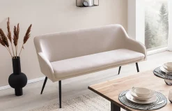 Eetkamerbank Darcy Crème Velours^Huisenthuis Outlet