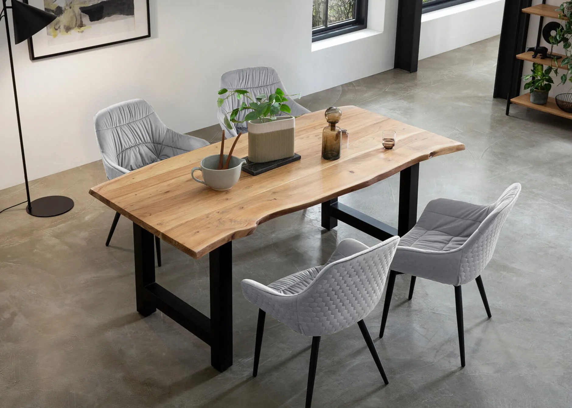 Eetkamertafel Diego Acacia 160x85cm^Huisenthuis Sale