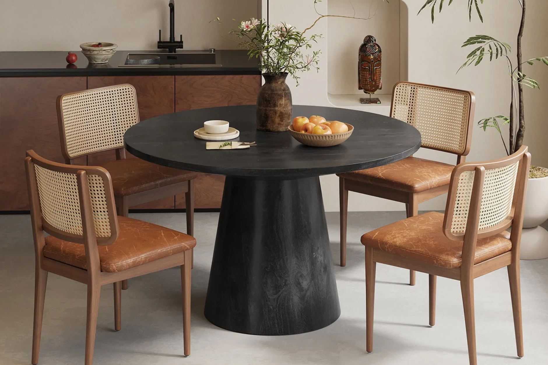 Eetkamertafel Florance Rond 130 cm^Huisenthuis Online