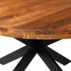 Eetkamertafel Hendrik 130cm rond Mangolia^Huisenthuis Discount