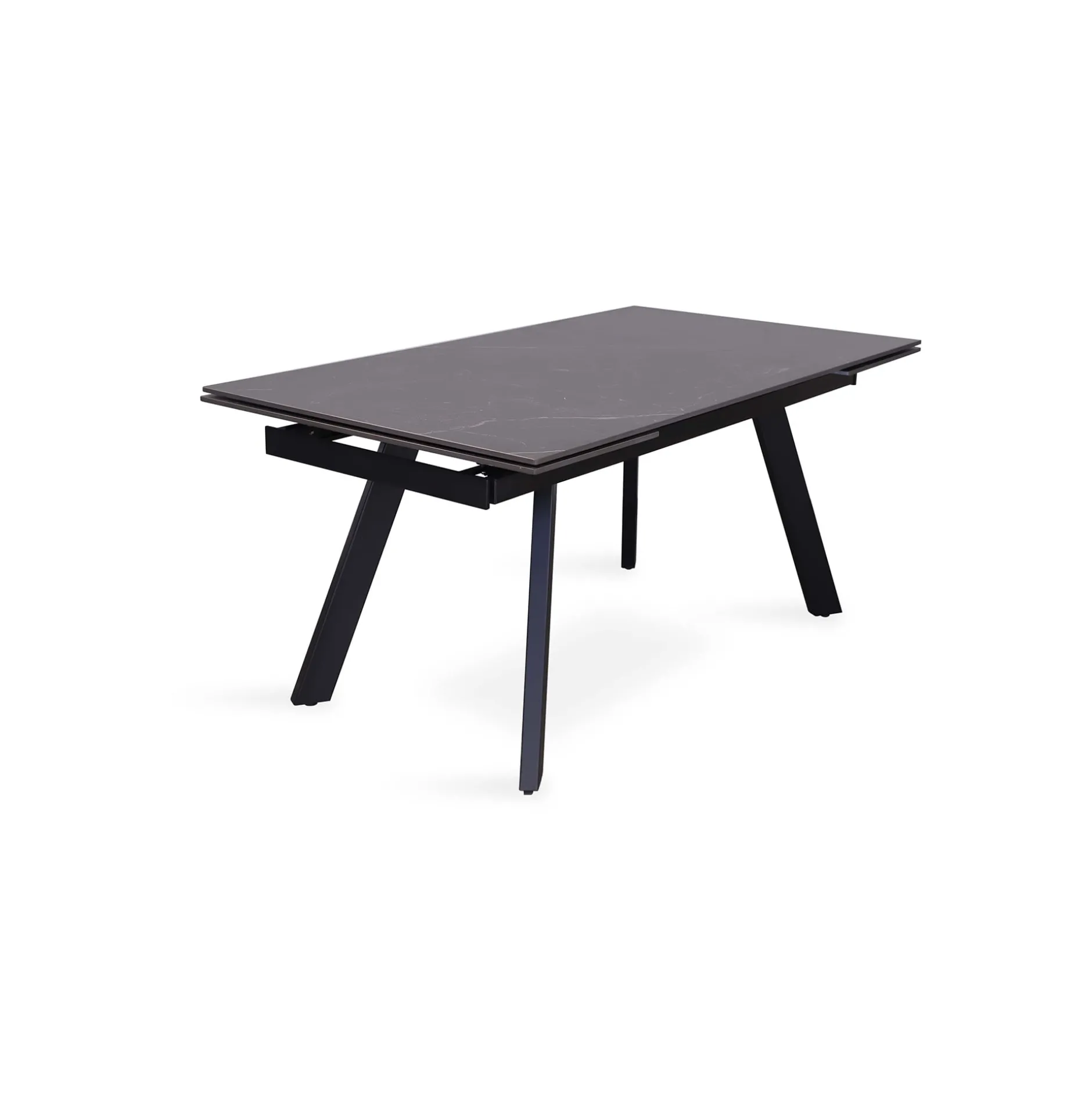 Eetkamertafel Jef Zwart 160-240 cm^Huisenthuis Hot