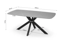 Eetkamertafel Jody 180 cm^Huisenthuis New