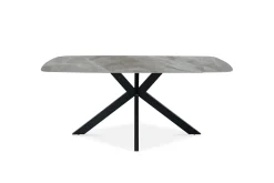 Eetkamertafel Jody Grijs Glans 180 cm^Huisenthuis Online