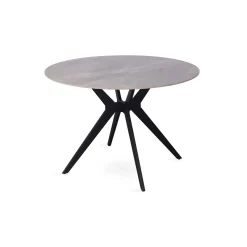 Eetkamertafel Jody Grijs Glans Rond 110 cm^Huisenthuis Hot