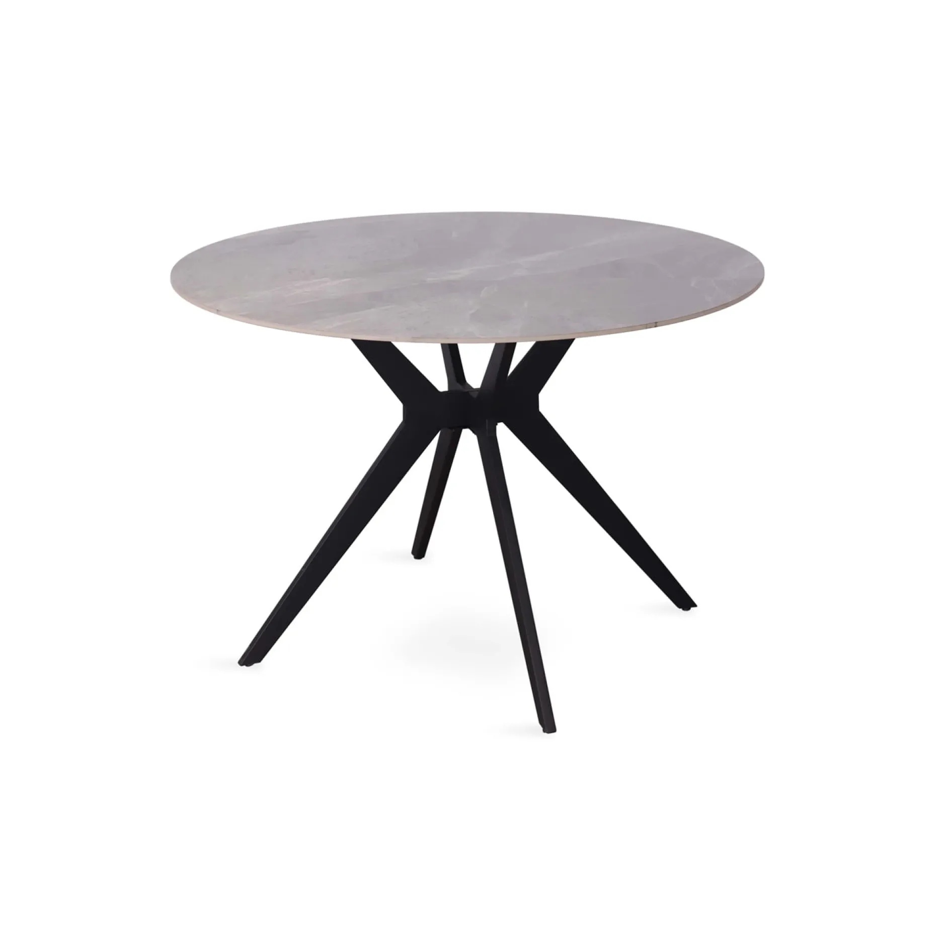 Eetkamertafel Jody Grijs Glans Rond 110 cm^Huisenthuis Hot