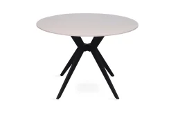 Eetkamertafel Jody Wit Glans Rond 110 cm^Huisenthuis Clearance