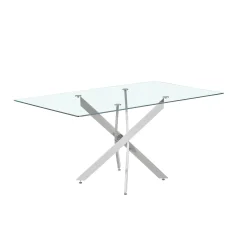 Eetkamertafel Martijn Glas 160 cm^Huisenthuis Hot