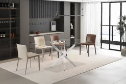 Eetkamertafel Martijn Glas 160 cm^Huisenthuis Hot