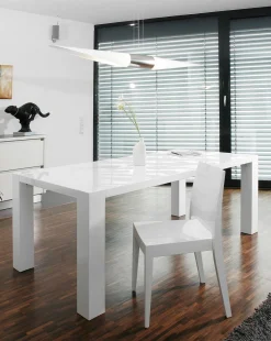 Eettafel Lisboa Wit 200 cm^Huisenthuis Clearance