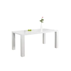 Eettafel Lisboa Wit 140 cm^Huisenthuis Clearance