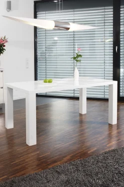 Eettafel Lisboa Wit 120 cm^Huisenthuis Discount