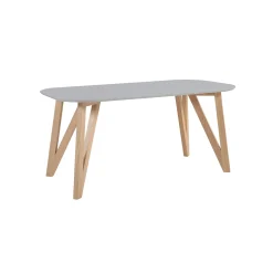 Eettafel Nikolaj Grijs 140 cm^Huisenthuis Clearance