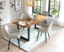 Eettafel Sven Acaciahout 200 cm^Huisenthuis Online