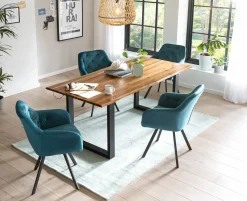 Eettafel Sven Acaciahout 200 cm^Huisenthuis Online