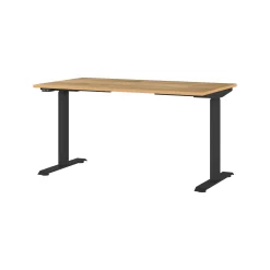 Elektrisch zit-sta Bureau Galileo Eiken Zwart 140 cm^Huisenthuis Clearance