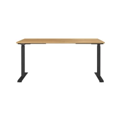 Elektrisch zit-sta Bureau Galileo Eiken Zwart 160 cm^Huisenthuis New