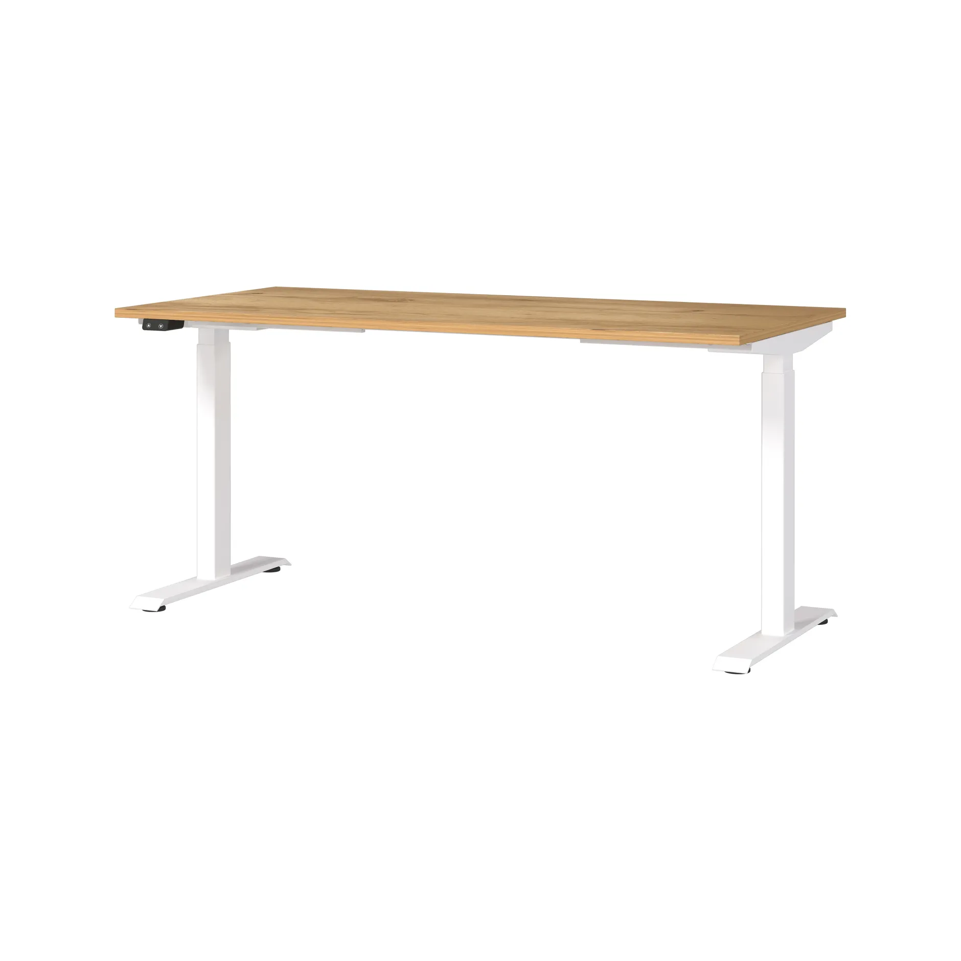 Elektrisch zit-sta Bureau Galileo Eiken Wit 160 cm^Huisenthuis Clearance