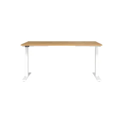Elektrisch zit-sta Bureau Galileo Eiken Wit 160 cm^Huisenthuis Clearance