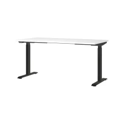 Elektrisch zit-sta Bureau Galileo Wit Zwart 160 cm^Huisenthuis Outlet
