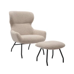 Fauteuil en poef Kaya^Huisenthuis Outlet