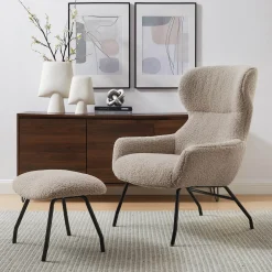 Fauteuil en poef Kaya^Huisenthuis Outlet