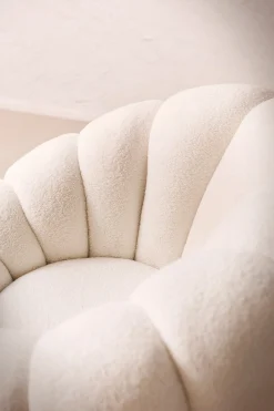 Fauteuil en poef Rosie Wit^Huisenthuis Best