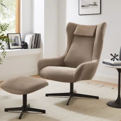 Fauteuil en poef Siem^Huisenthuis New