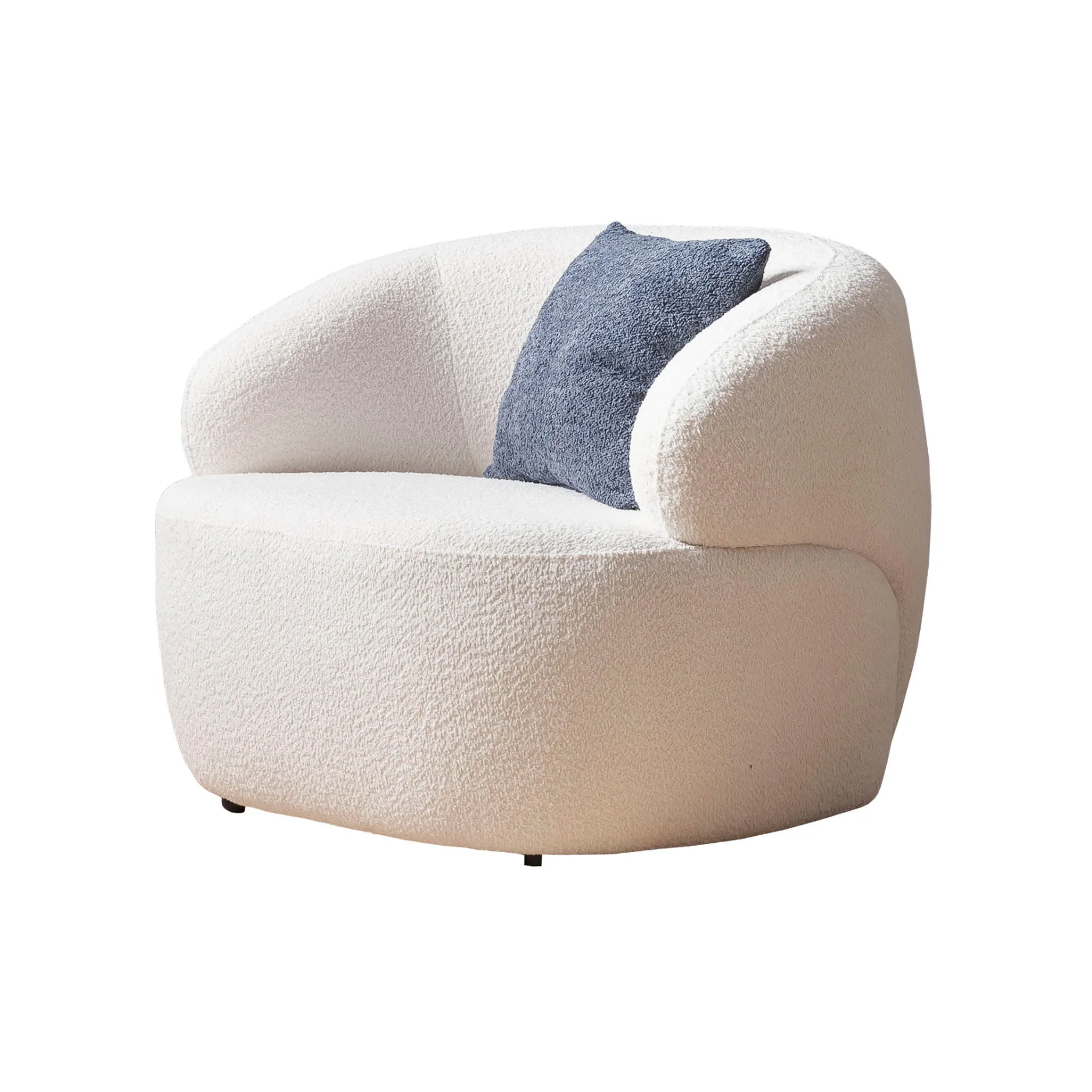 Fauteuil Pien Wit Bouclé^Huisenthuis New