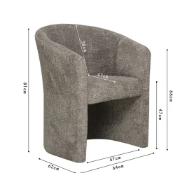 Fauteuil Steven Bouclé^Huisenthuis Outlet