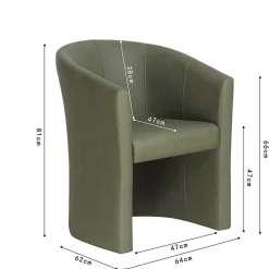 Fauteuil Steven Kunstleer – Vintage^Huisenthuis Online