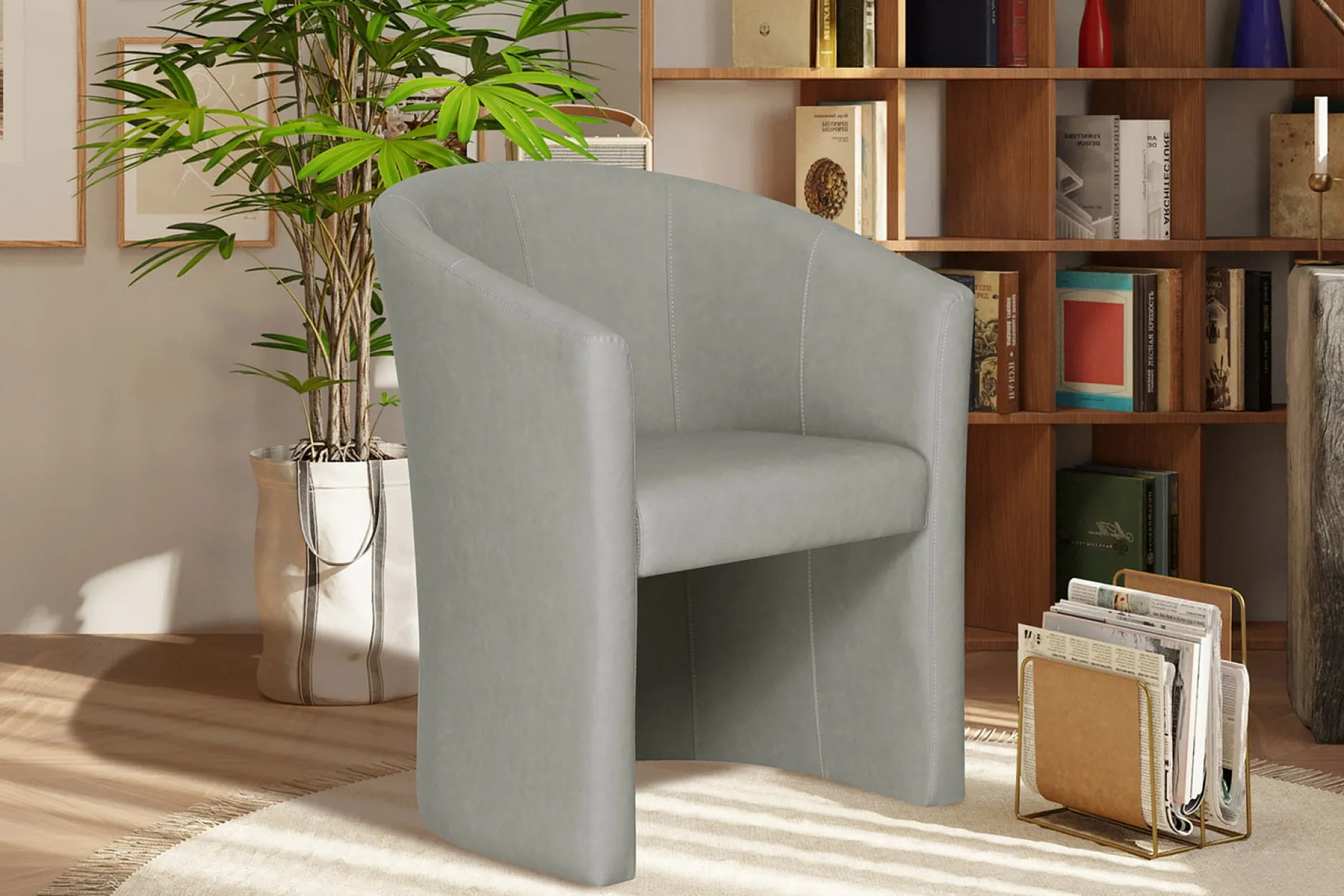 Fauteuil Steven Kunstleer – Vintage^Huisenthuis Best