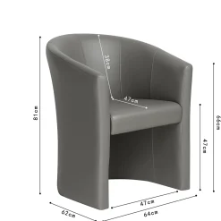 Fauteuil Steven Kunstleer^Huisenthuis Outlet