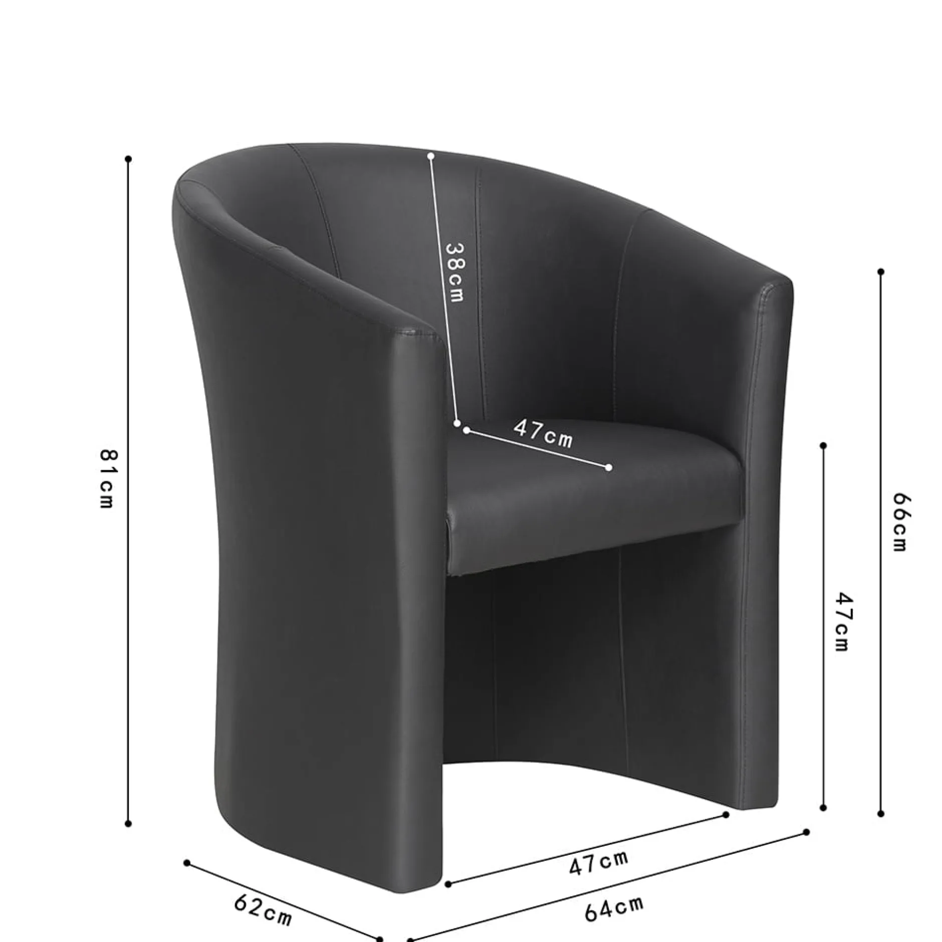 Fauteuil Steven Kunstleer^Huisenthuis New